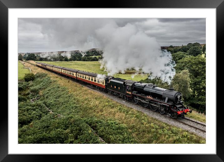 5428 “Eric Treacy“ on the NYMR Framed Mounted Print by Dave Hudspeth Landscape Photography