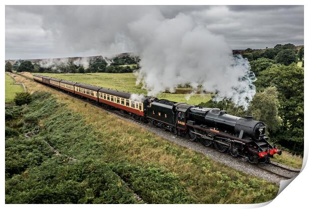 5428 “Eric Treacy“ on the NYMR Print by Dave Hudspeth Landscape Photography