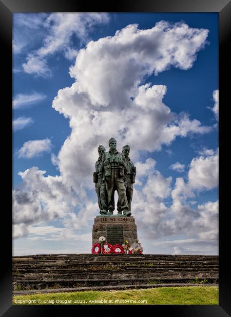 Lochaber Commando Memorial Framed Print by Craig Doogan