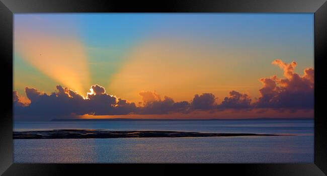 Tropical Sunrise over the Archipelago Framed Print by Jeremy Hayden