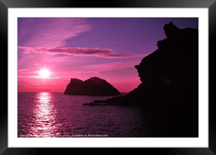 Boscastle Framed Mounted Print by Dean Photography