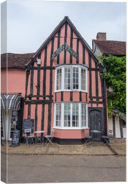 Lavenham Village Suffolk Canvas Print by Graham Custance