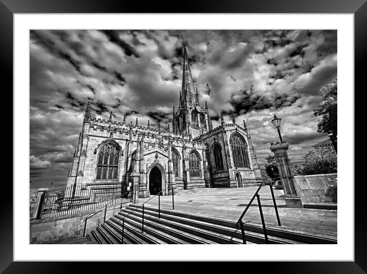 Rotherham Minster Framed Mounted Print by Darren Galpin