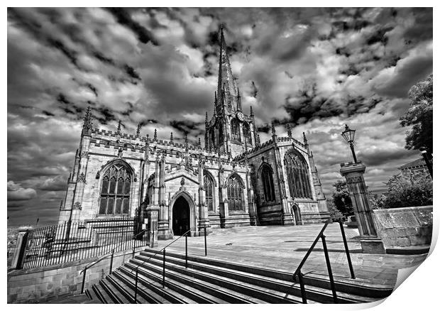 Rotherham Minster Print by Darren Galpin