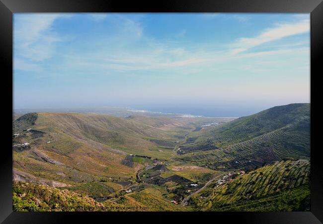 Valle Malpaso, Lanzarote Framed Print by Paulina Sator