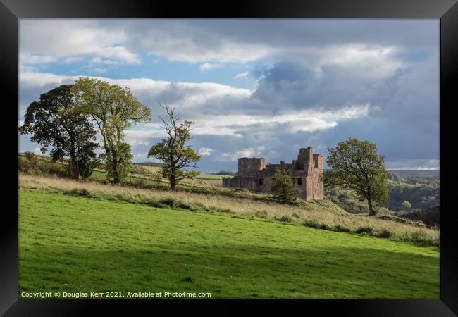 Crichton Castle, Midlothian, Scotland Framed Print by Douglas Kerr