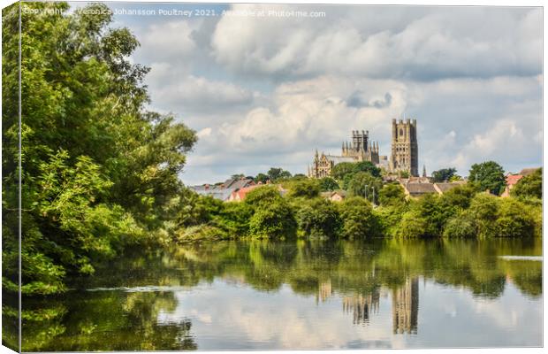 Ely Cathedral the Ship of the Fens Canvas Print by Veronica in the Fens