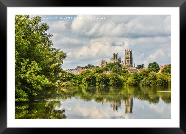 Ely Cathedral the Ship of the Fens Framed Mounted Print by Veronica in the Fens