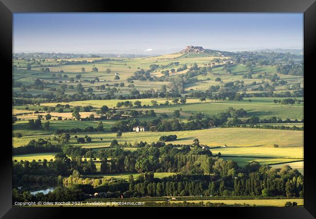 Almscliffe Crag Yorkshire Framed Print by Giles Rocholl
