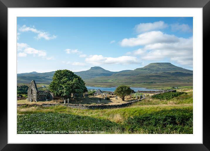 St Mary's Church, Dunvegan Framed Mounted Print by Philip Baines