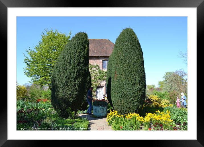 Rural Sissinghurst Kent Framed Mounted Print by John Bridge