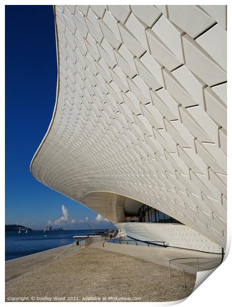 Majestic Curves of MAAT Museum Print by Dudley Wood