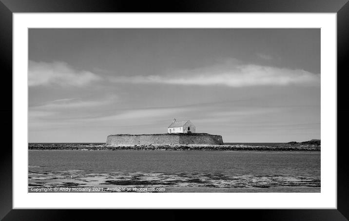 Church in the Sea Framed Mounted Print by Andy McGarry