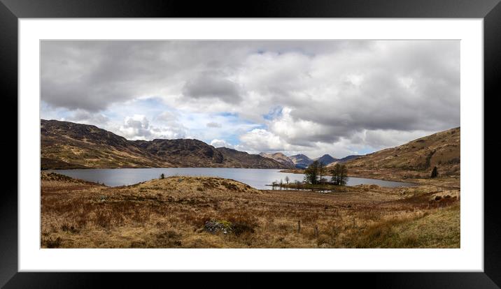 loch arklet Framed Mounted Print by chris smith