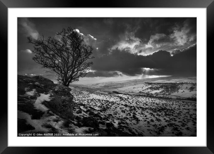 Kettlewell Wharfedale Yorkshire Framed Mounted Print by Giles Rocholl