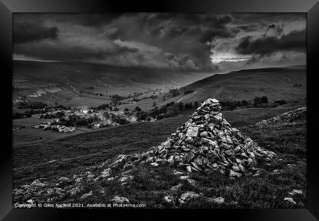 Kettlewell Wharfedale Yorkshire Framed Print by Giles Rocholl