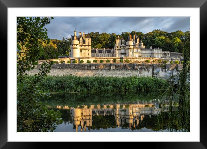 Chateau d'Usse Framed Mounted Print by peter schickert