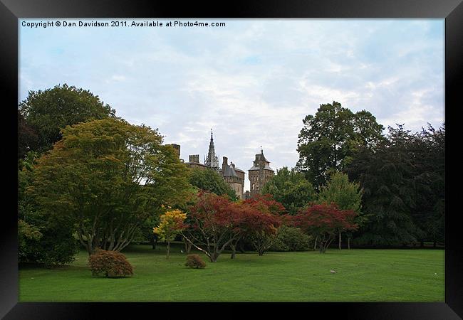 Cardiff Castle from Bute Park Framed Print by Dan Davidson