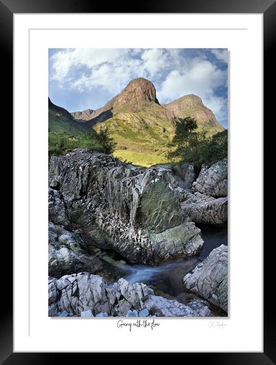Going with the flow Framed Mounted Print by JC studios LRPS ARPS