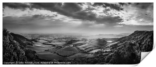 Sutton Bank Yorkshire Print by Giles Rocholl