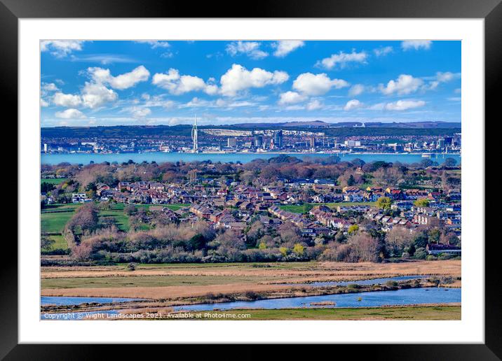 St Helens Isle Of Wight Framed Mounted Print by Wight Landscapes