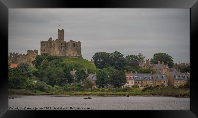 Castle on The Hill Framed Print by mark james