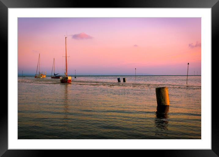Afterglow Framed Mounted Print by Kevin Elias