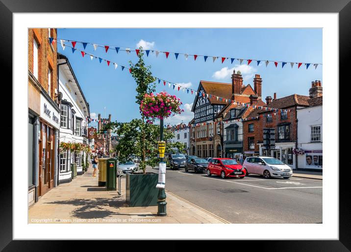 Hart Street, Henley on Thames, Framed Mounted Print by Kevin Hellon