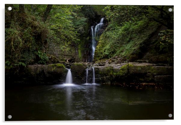 Waterfall country Acrylic by Leighton Collins