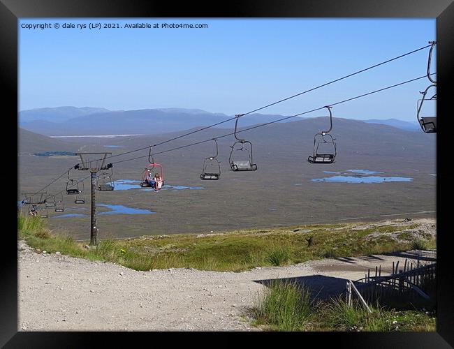 glencoe ski resort Framed Print by dale rys (LP)