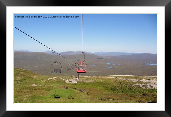 glencoe ski resort Framed Mounted Print by dale rys (LP)