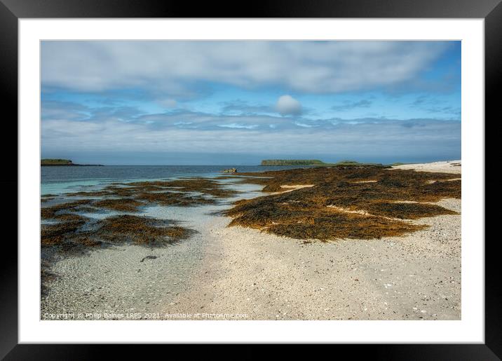 Claigan Beach, Skye Framed Mounted Print by Philip Baines