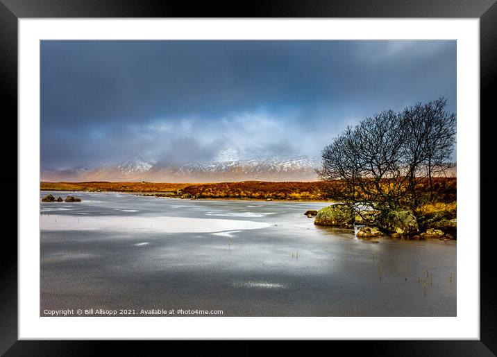 Lochan na h'Achlaise Framed Mounted Print by Bill Allsopp