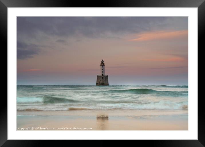 Sunset view Rattray head lighthouse Framed Mounted Print by Scotland's Scenery