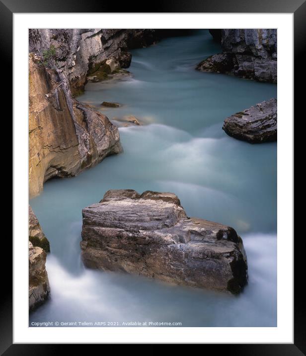 Marble Canyon, Kootenay National Park, British Columbia, Canada Framed Mounted Print by Geraint Tellem ARPS
