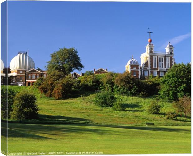 Royal Greenwich Observatory, midsummer morning, London, UK Canvas Print by Geraint Tellem ARPS