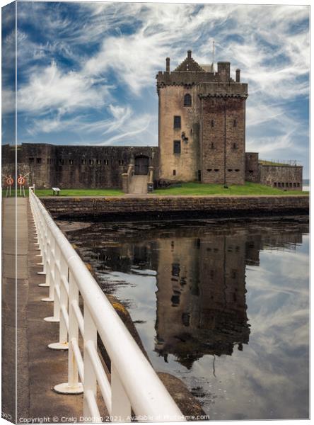 Broughty Ferry Castle  Canvas Print by Craig Doogan