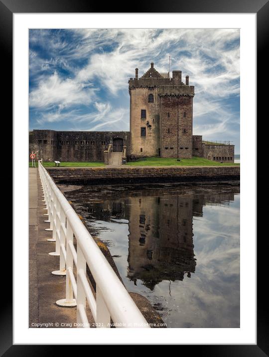 Broughty Ferry Castle  Framed Mounted Print by Craig Doogan