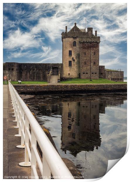 Broughty Ferry Castle  Print by Craig Doogan
