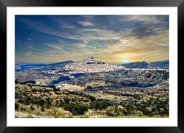 Castellon's Charming Fortress Framed Mounted Print by Roger Mechan