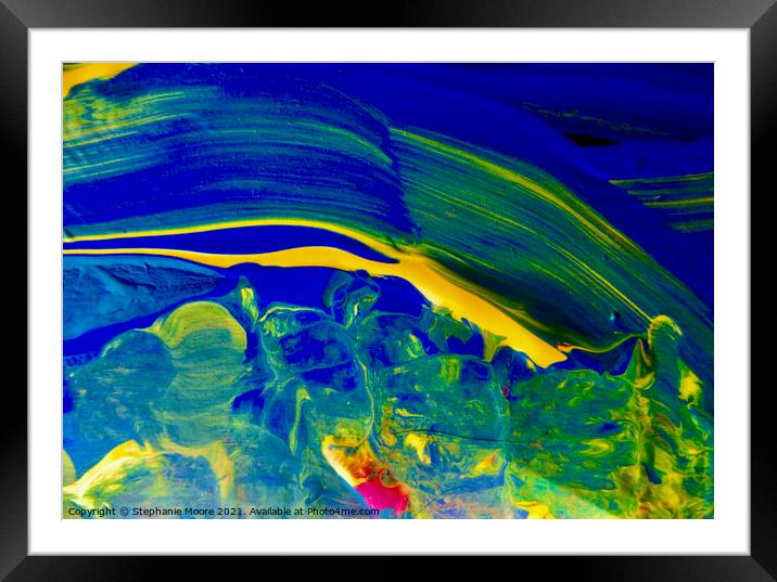 Abstract 97 Framed Mounted Print by Stephanie Moore