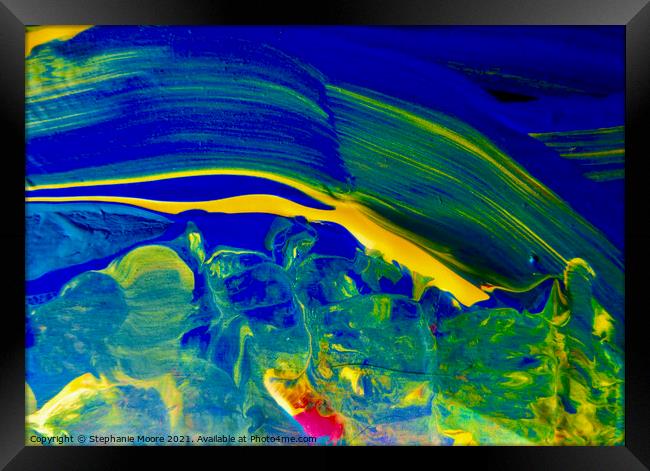 Abstract 97 Framed Print by Stephanie Moore