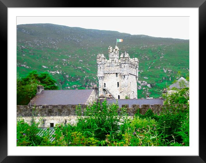 Glenveagh against the mountain Framed Mounted Print by Stephanie Moore