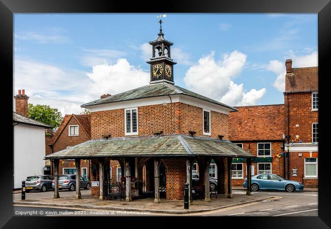 The Market House, Princes Risborough,  Framed Print by Kevin Hellon