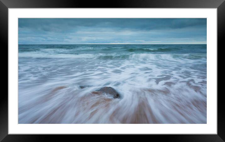 Cocklawburn Beach Northumberland Framed Mounted Print by Phil Durkin DPAGB BPE4