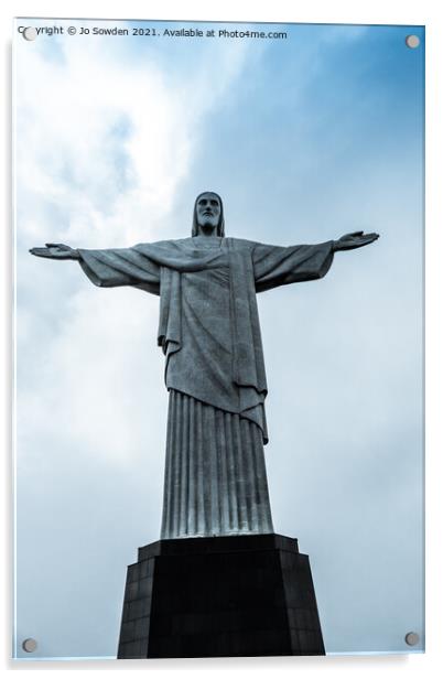 Christ the Redeemer, Rio, Brazil Acrylic by Jo Sowden