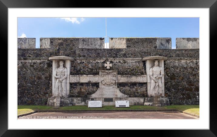 Portuguese Navy WW1 Memorial Framed Mounted Print by Margaret Ryan