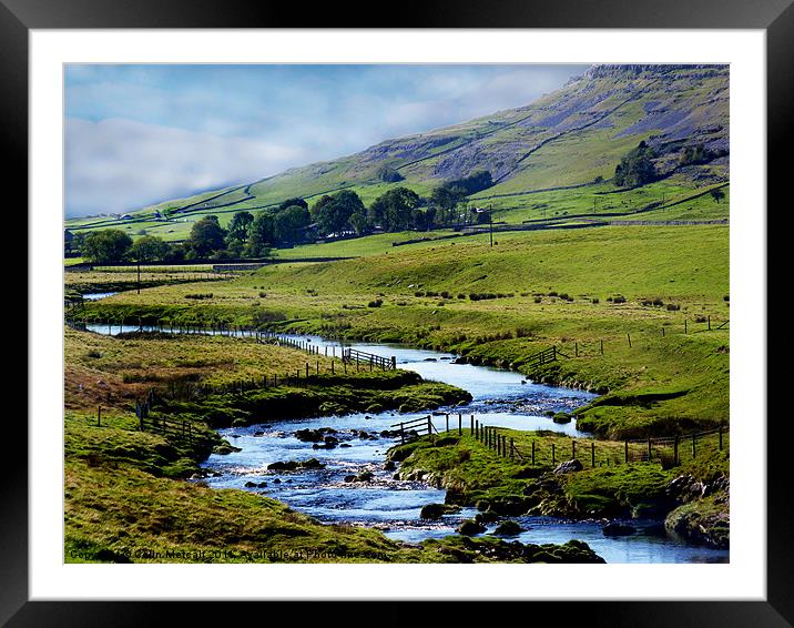 Dales View Framed Mounted Print by Colin Metcalf
