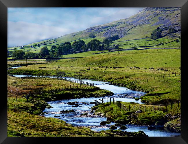 Dales View Framed Print by Colin Metcalf