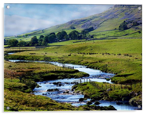 Dales View Acrylic by Colin Metcalf